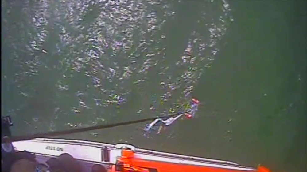 DVIDS Video Coast Guard Rescues 1 From The Water Near Key Largo