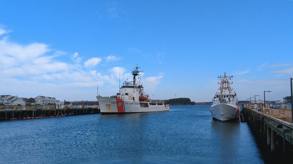 Dvids Video Uscgc Dependable Returns Home After A Day Patrol In