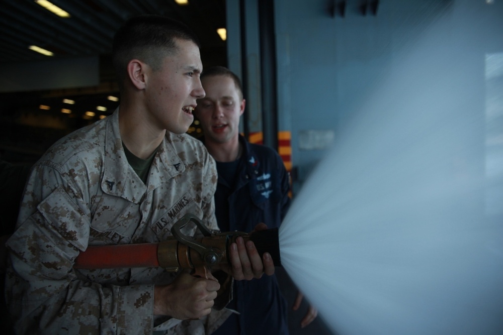 Dvids Images Th Meu Marines Participate In Fire Fighting Drills