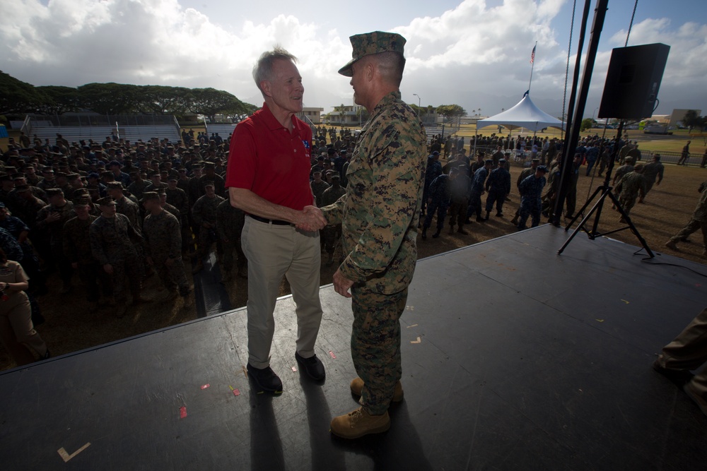 Dvids Images Secnav Visits Marine Corps Base Hawaii Image Of