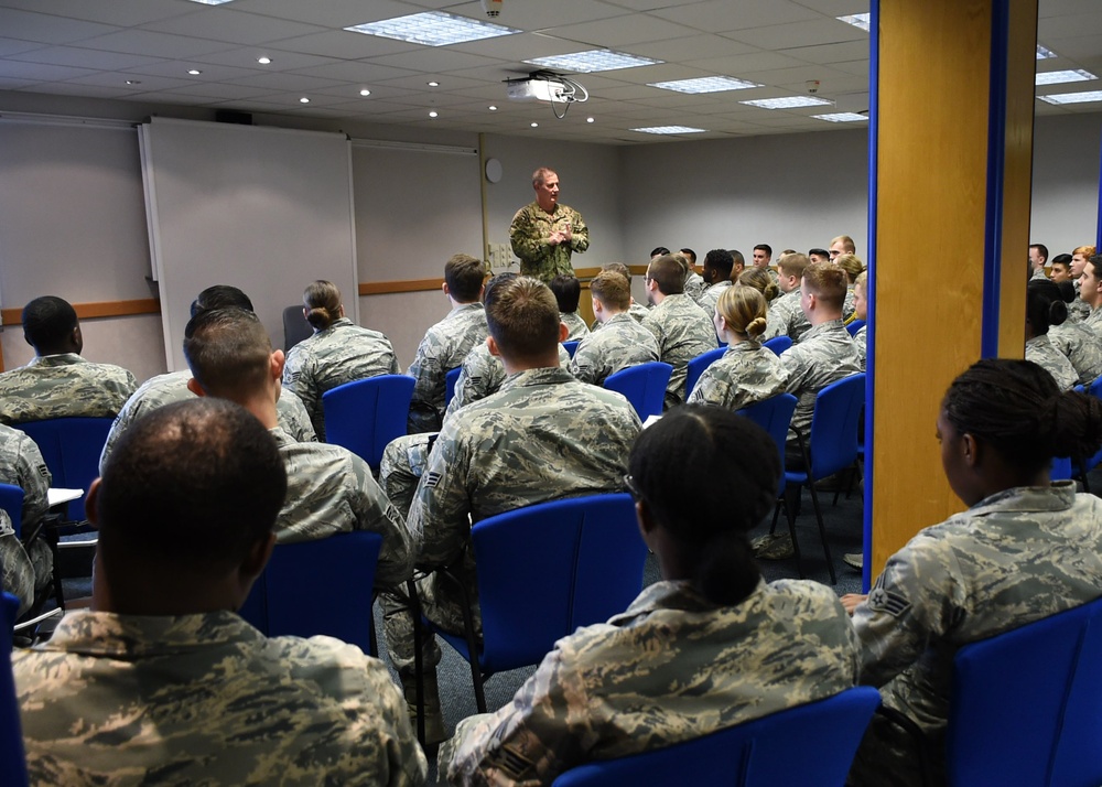 Dvids Images Eucom Senior Enlisted Leader Visits Airmen Image Of