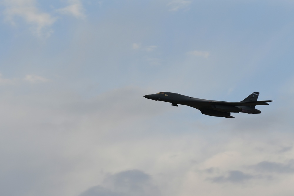 DVIDS Images B 1B Lancer Performs Flyover Image 1 Of 3