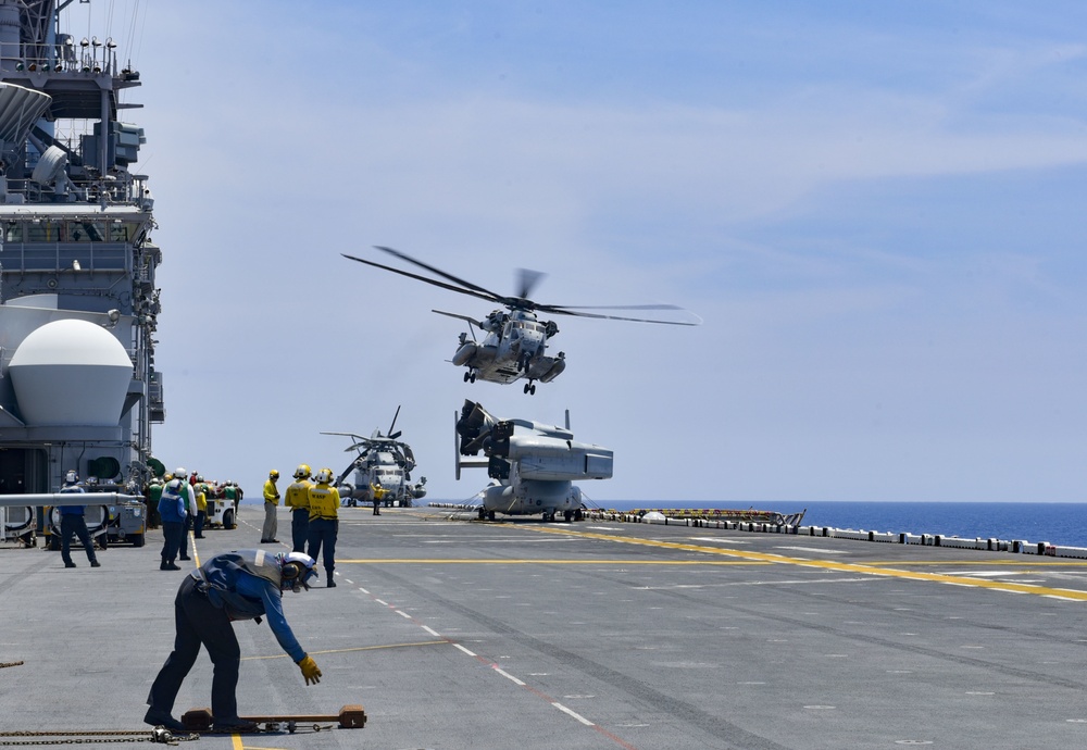 Dvids Images Uss Wasp Lhd Operations At Sea Image Of