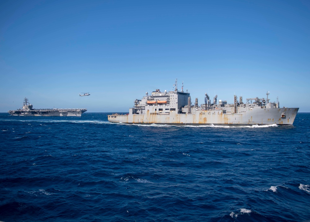 Dvids Images Replenishment At Sea Aboard Uss Chancellorsville