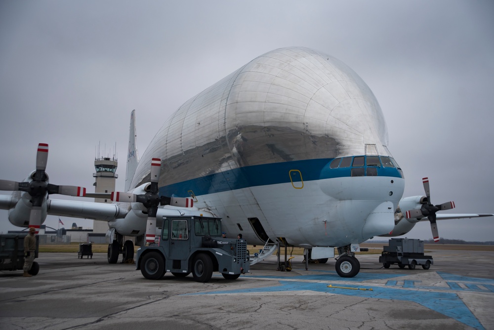 Dvids Images Orion Boards Nasa Super Guppy In Mansfield Image Of