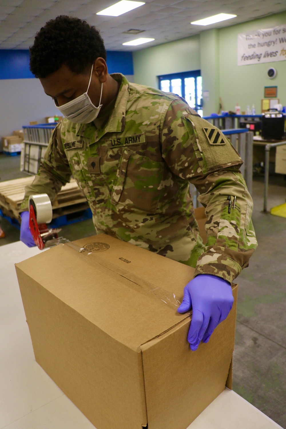 Dvids News Georgia Guardsmen Fill The Gap At Local Food Banks