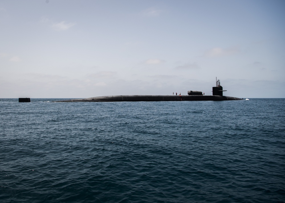 DVIDS Images USS Georgia SSGN 729 Surfaces Near NAVSTA Rota