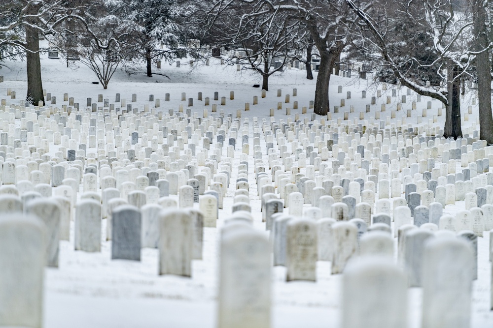 Dvids Images Winter At Arlington National Cemetery Image