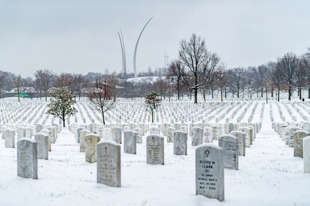 Dvids Images Winter At Arlington National Cemetery Image