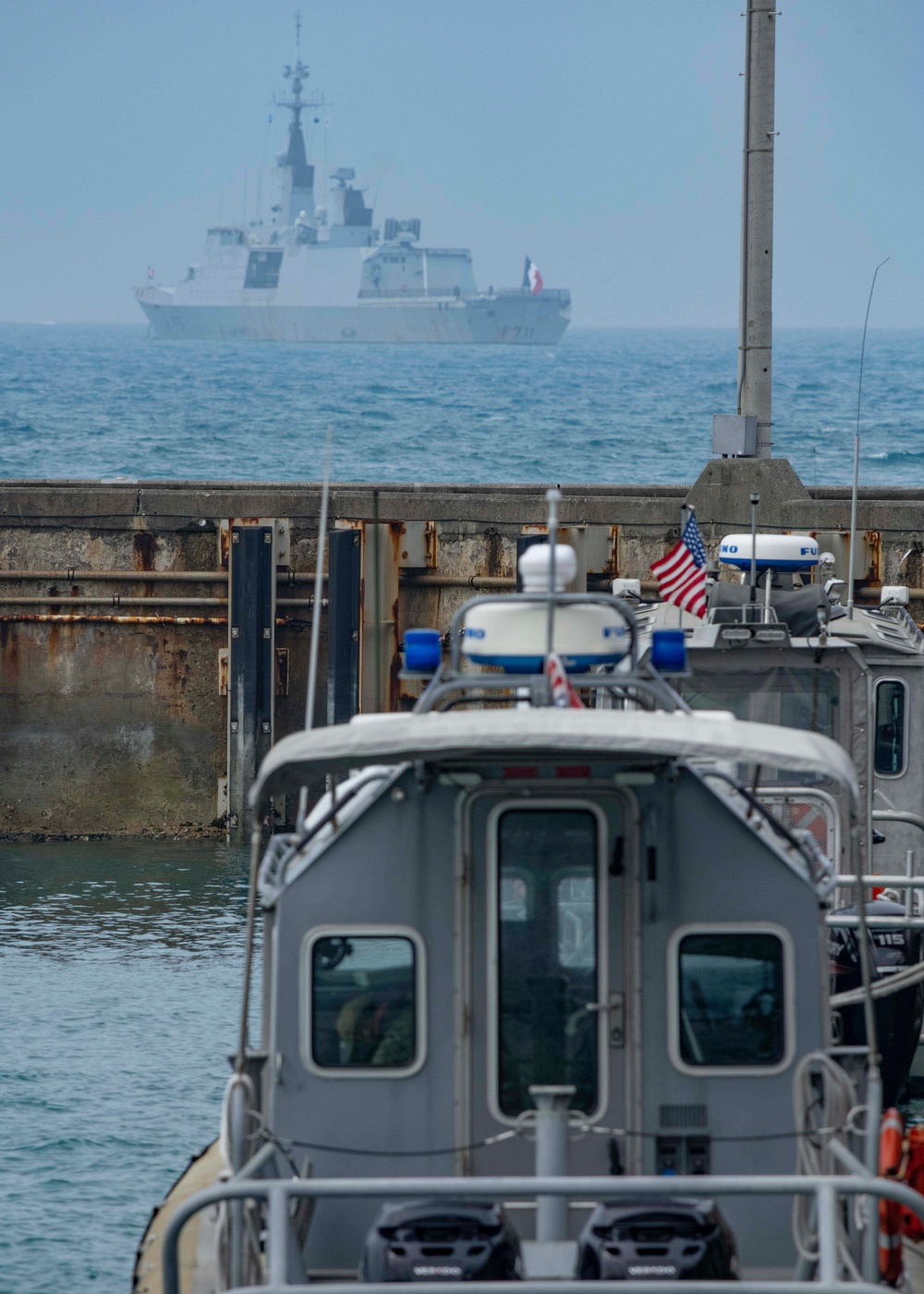 DVIDS Images French Navy Vessels Visit CFAO White Beach Naval