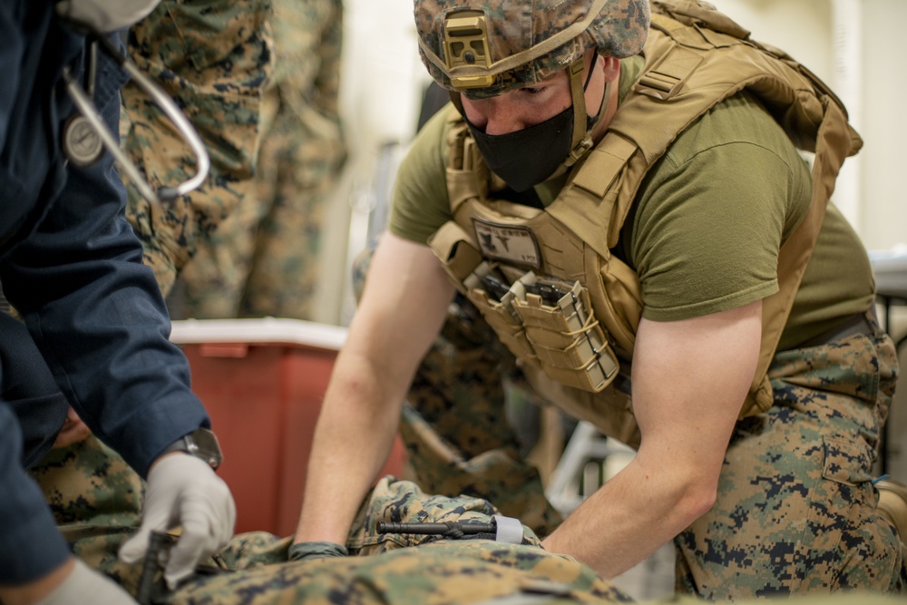 Dvids Images Th Meu Marines Uss Portland Sailors Train For