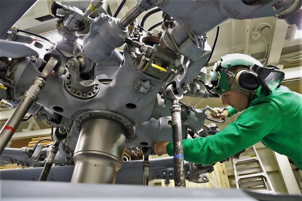 DVIDS Images HSM 37 Sailor Conducts Maintenance On An MH 60R Sea