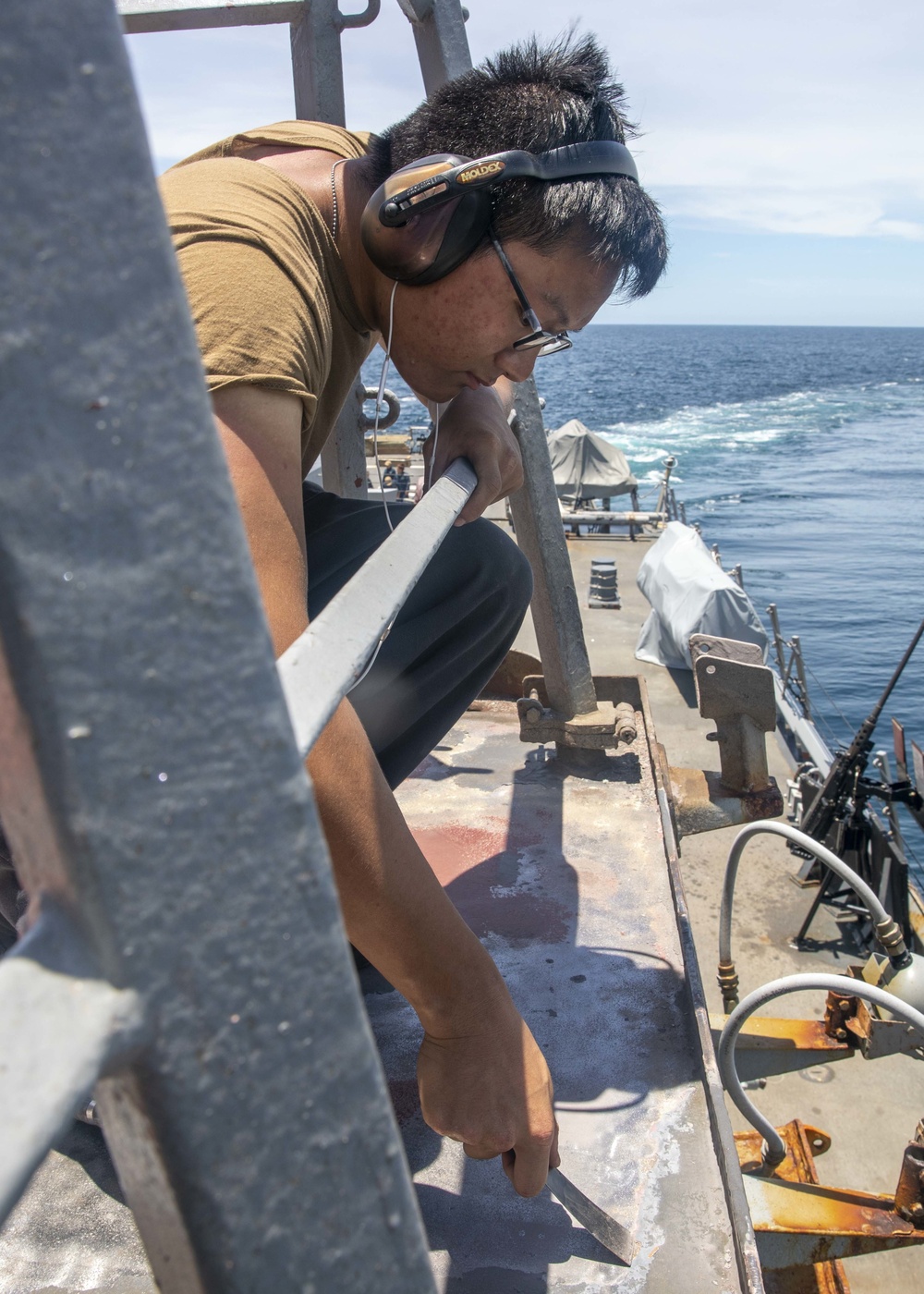 DVIDS Images Sailor Conducts Top Side Preservation Image 1 Of 5