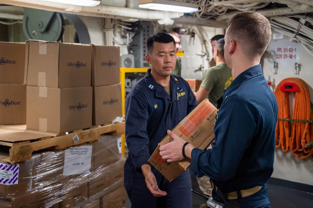 DVIDS Images USS Portland Replenishment At Sea Image 1 Of 5