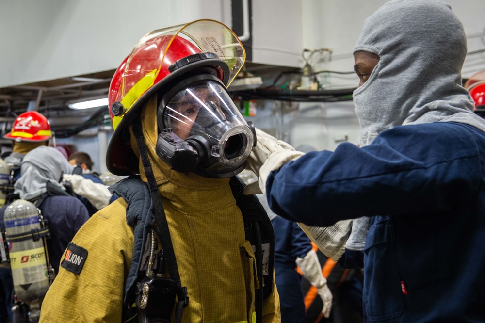 Dvids Images Uss Carl Vinson Cvn Sailors Conduct Firefighting