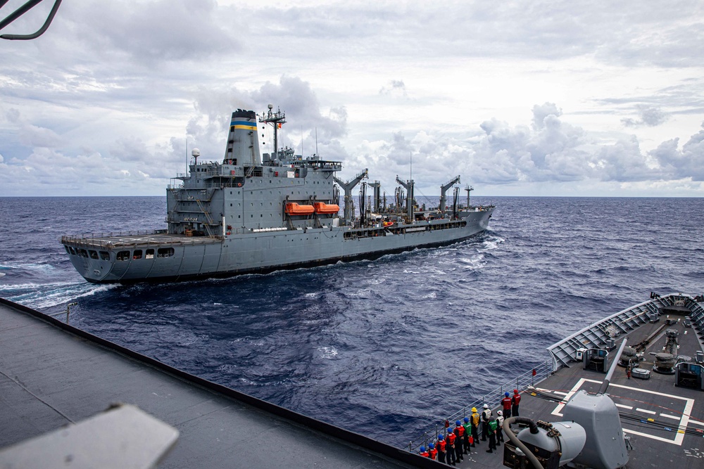 DVIDS Images USS Chancellorsville Conducts A Replenishment At Sea