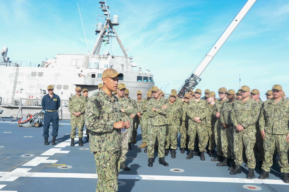 Dvids Images Uss Mobile Lcs Holds Exchange Of Command Ceremony