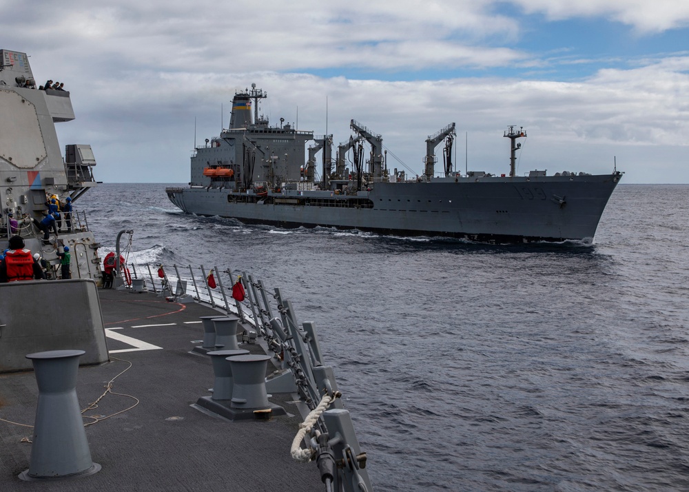 DVIDS Images USS Rafael Peralta DDG 115 Conducts A Replenishment