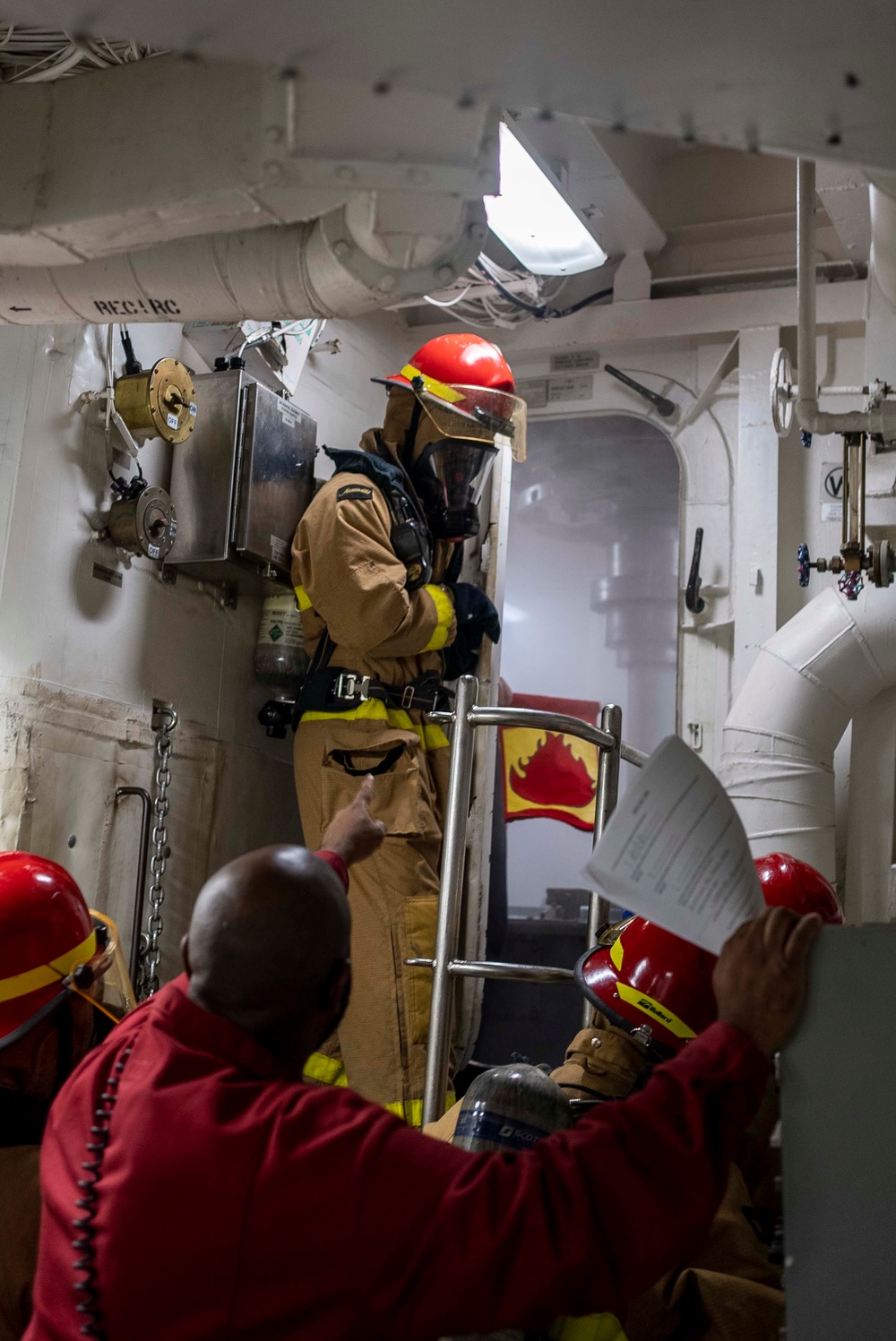 DVIDS Images Sailors Conduct A Firefighting Drill