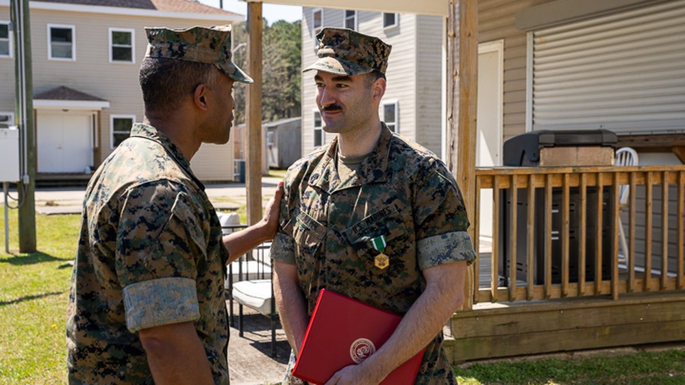 Dvids Images Marine Awarded Navy And Marine Corps Commendation