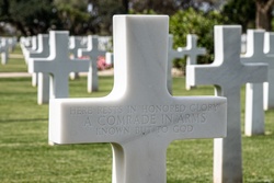 US Army Brig. Gen. John LeBlanc honors fallen troops at North Africa American Cemetery in Tunisia
