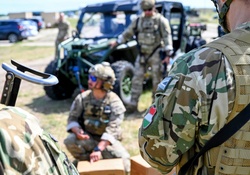 435th CRG partner with Hungarian forces during Swift Response 24
