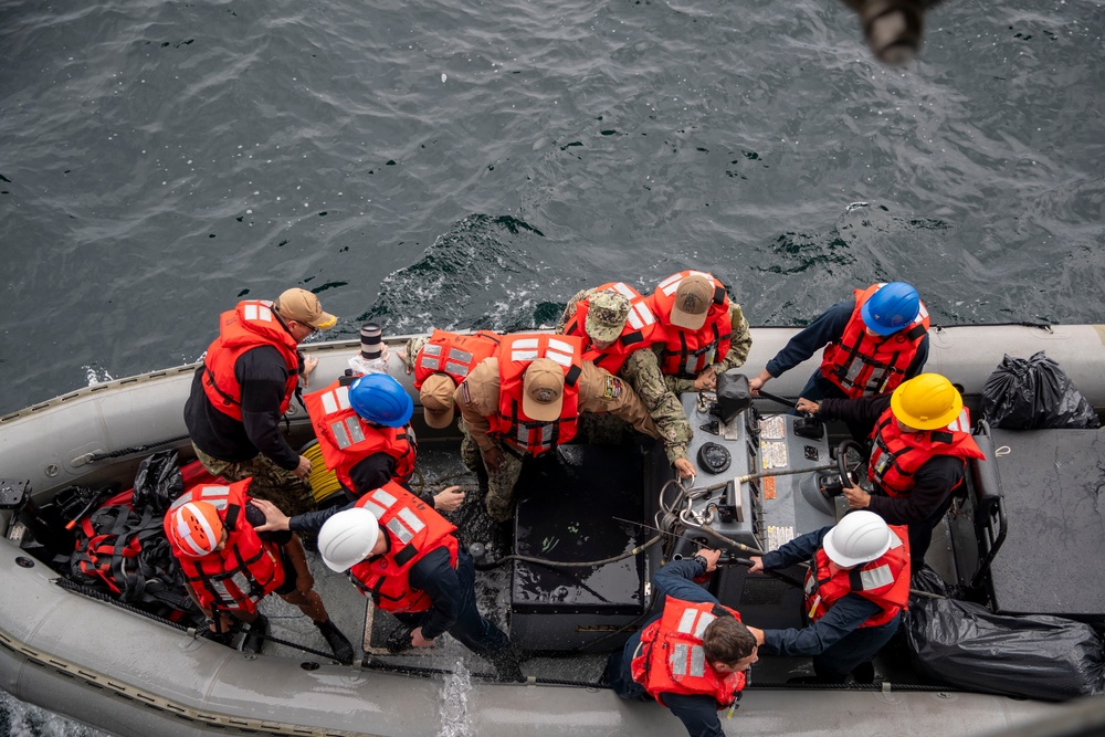 Dvids Images Uss Tripoli Conducts Boat Ops Image Of