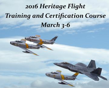 2016 Heritage Flight Training and Certification Course