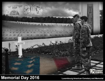Memorial Day 2016 Luxembourg-American Military Cemetery and Memorial