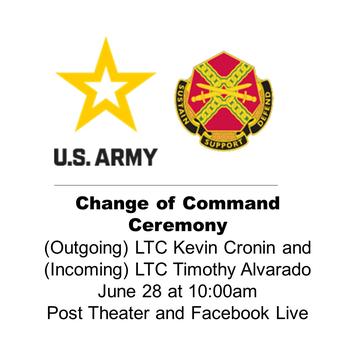 PTA Change of Command Ceremony