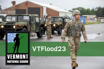 Vermont National Guard Flood Response 2023