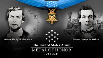 Medal of Honor Private Shadrach and Private Wilson