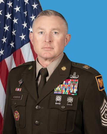 14th Command Sergeant Major of the Army National Guard, CSM James B. Kendrick