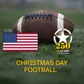 U.S. Army 250th Christmas Day Football Greetings and Salutes