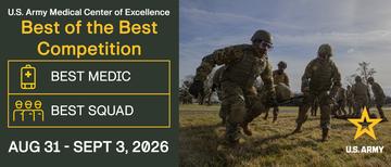 U.S. Army Medical Center of Excellence 2026 Best Medic &amp; Best Squad