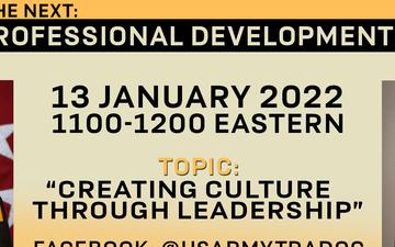 TRADOC Talks - Episode 14 - Creating Culture through Leadership