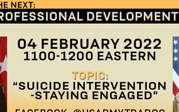 TRADOC TALKS - Episode 15 - Suicide Prevention: Staying Engaged