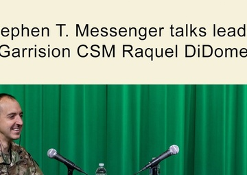 Fort McCoy Behind the Triad Leadership Podcast - CSM Raquel DiDomenico