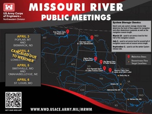 Missouri River Water Management - Spring Public Meeting - April 3, 2023