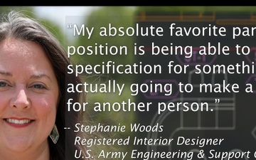 Corpstruction -Designing Woman. Stephanie Woods talks about being an Army Interior Designer