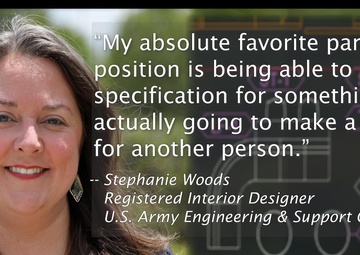 Corpstruction -Designing Woman. Stephanie Woods talks about being an Army Interior Designer