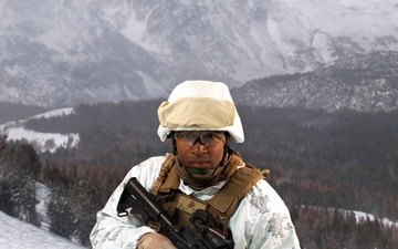 Modern Cold Weather Combat Marine Photo Illustration - Marine Corps Reserve Centennial