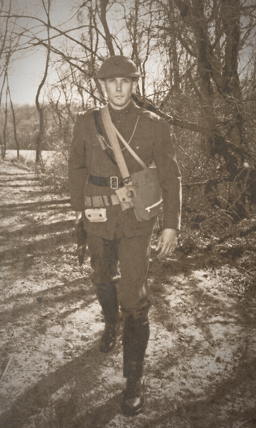 WWI Marine Photo Illustration - Marine Corps Reserve Centennial