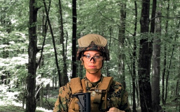 Modern Jungle Warfare Marine Photo Illustration - Marine Corps Reserve Centennial