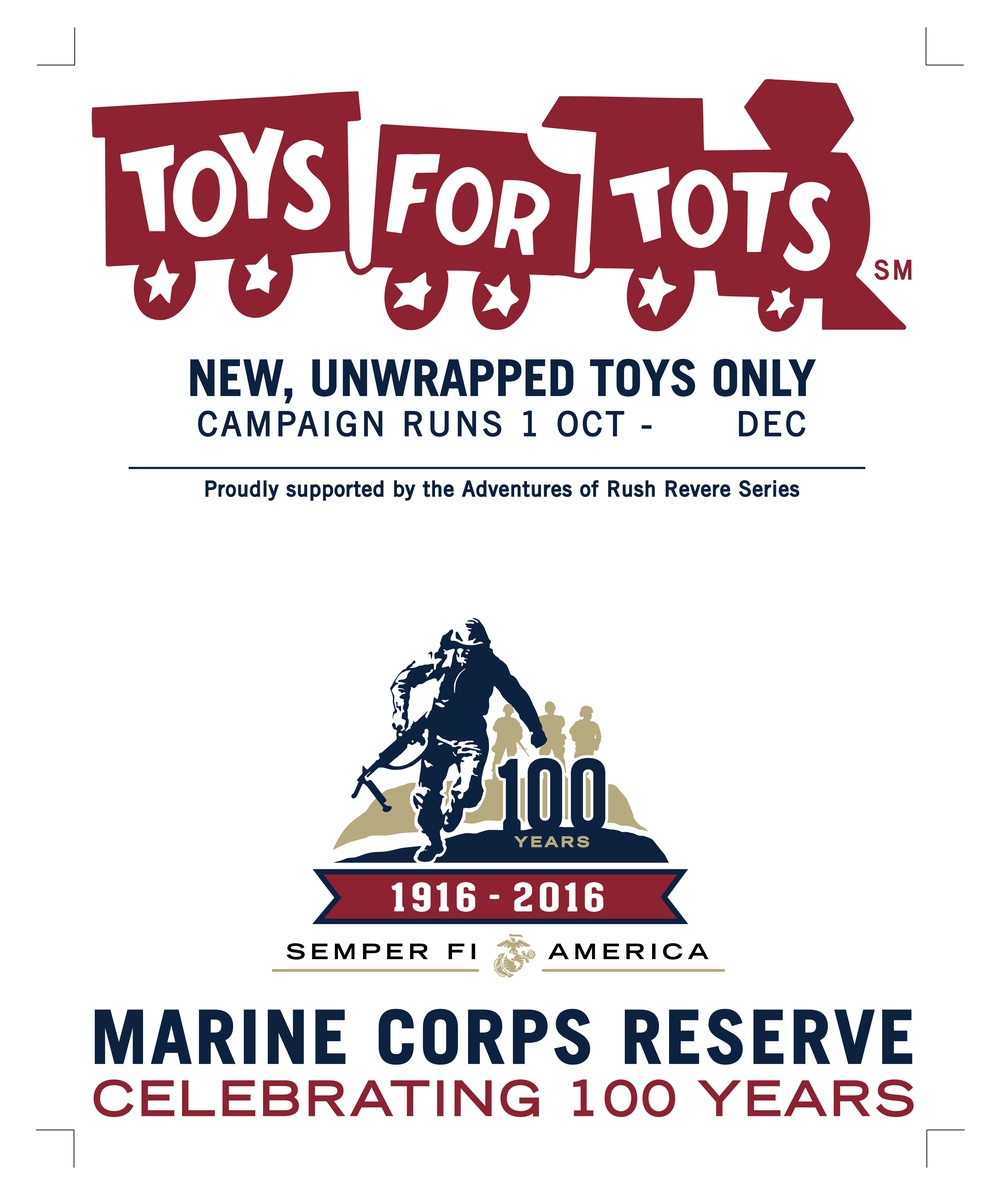 2016 Marine Corps Reserve Centennial-Themed Toys For Tots Drop Box