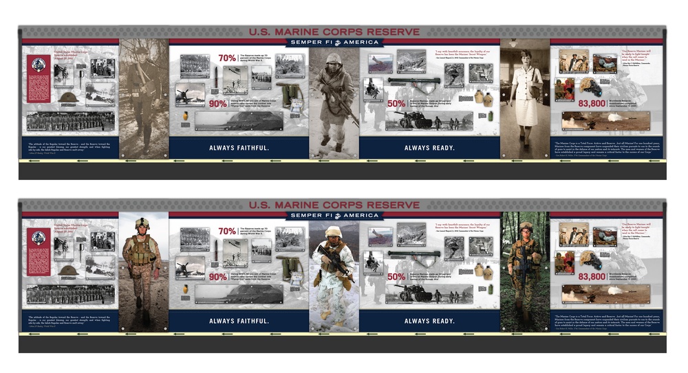 Marine Corps Reserve Centennial Commemorative Pentagon Exhibit