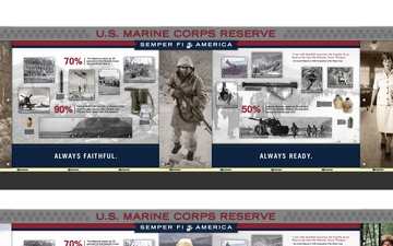 Marine Corps Reserve Centennial Commemorative Pentagon Exhibit