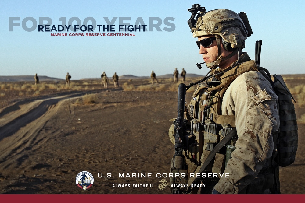 Marine Corps Reserve Centennial Poster 1