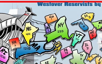 Where Westover Reservists come from by state