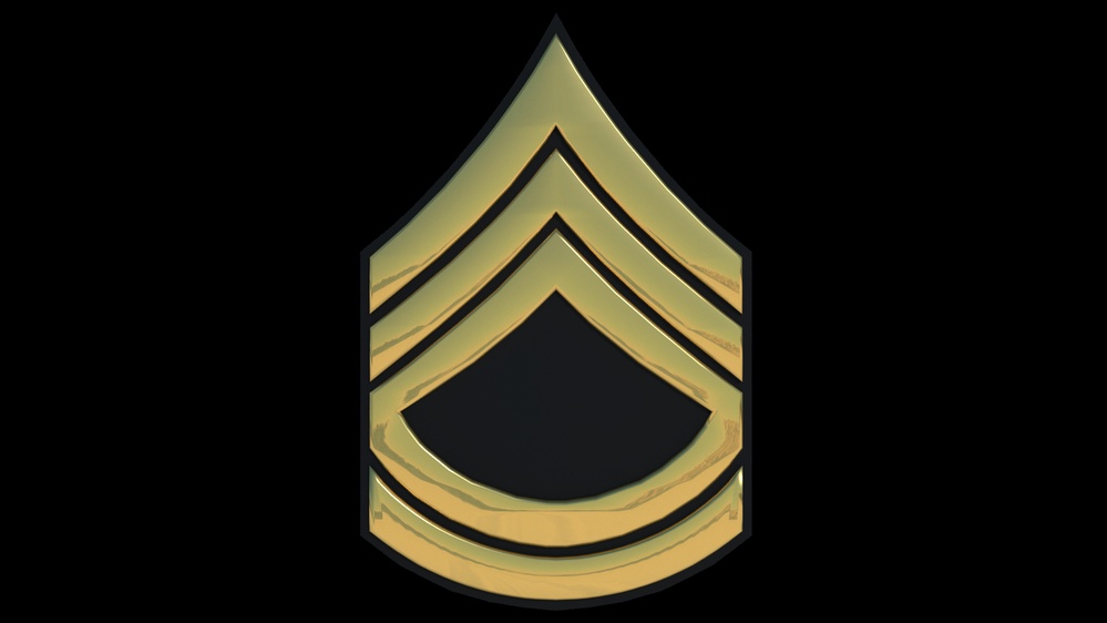 3D - Army SFC Enlisted Rank